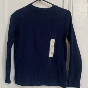 NWT/EUC Cat & Jack Big Kids Long Sleeve Shirts Color Black,Navy Blue Size M 8/10
